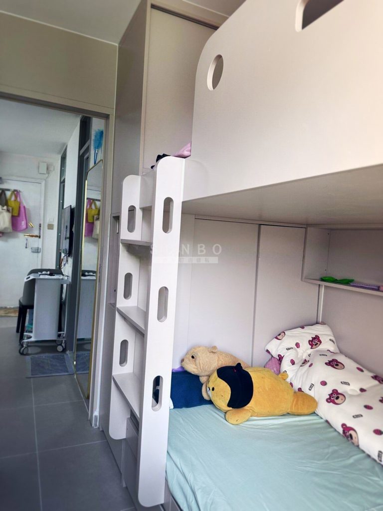 香港和諧一型公屋3-4人單位間訂造傢俬作品照片 8