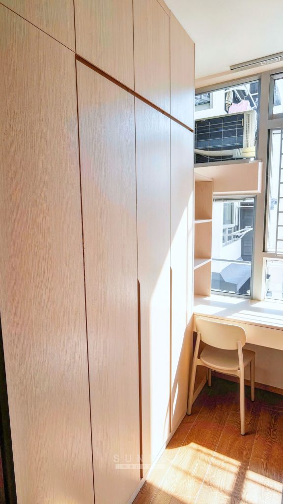 安柏苑408呎居屋｜3至4人單位間3房訂造傢俬作品照片 3